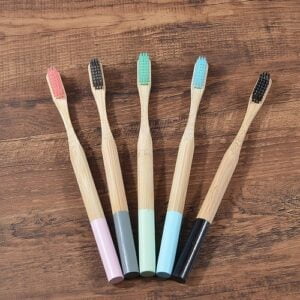 5 pack Adult Bamboo Toothbrushes Soft Bristles eco friendly cepillo dientes bambu Oral Care Toothbrush clareador 3