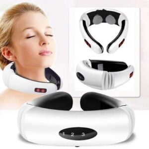 Electric Pulse Back and Neck Massager Far Infrared Heating Pain Relief Tool Health Care Relaxation DropShipping 1