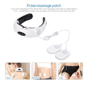 Electric Pulse Back and Neck Massager Far Infrared Heating Pain Relief Tool Health Care Relaxation DropShipping 5