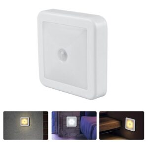 New Night Light Smart Motion Sensor LED Night Lamp Battery Operated WC Bedside Lamp For Room 1