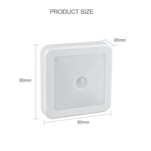New Night Light Smart Motion Sensor LED Night Lamp Battery Operated WC Bedside Lamp For Room 3