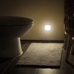 New Night Light Smart Motion Sensor LED Night Lamp Battery Operated WC Bedside Lamp For Room
