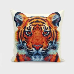 cuscini saadana shanmukam tigre animali colorati cuscino 1027234201640