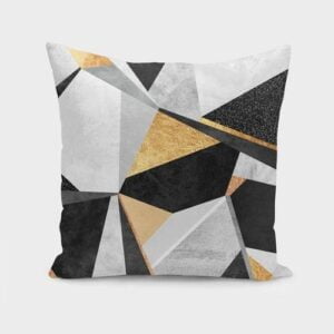the pillow pillows geometry gold cushion pillow 1316364845096