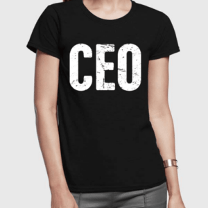 T-shirt Femme CEO en coton