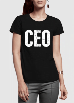 T-shirt Femme CEO en coton