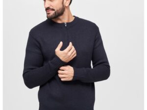 Men's Crew Neck Zip Sweater - Shoppy Deals