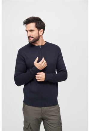 Designer-Pullover mit Reißverschluss und Rundhalsausschnitt für Herren - Shoppy Deals