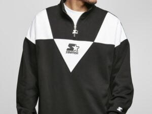 Maglione da uomo Starter Triangle - Nero/Bianco - Offerte Shoppy
