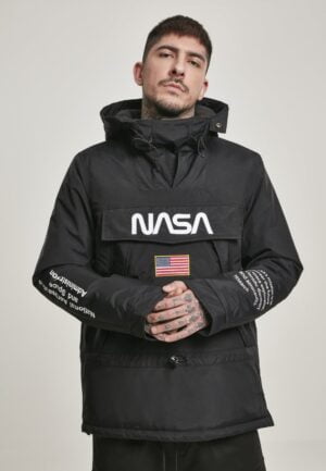 Veste Coupe-vent Noir Homme NASA - Shoppy Deals