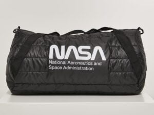 NASA Black Quilted Sports Bag - Shoppy Deals