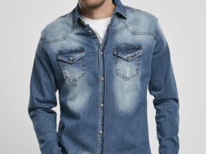 Camicia di jeans da uomo Riley - Offerte Shoppy
