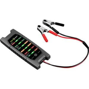 12V Car Battery Tester Alternator Check Analyzer Lead Diagnostic Tool with 6 LED Cay styling dropshipping 1