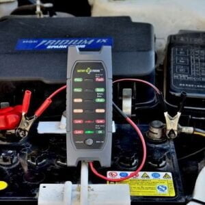 12V Car Battery Tester Alternator Check Analyzer Lead Diagnostic Tool with 6 LED Cay styling dropshipping 3