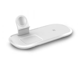 Cargador inalámbrico rápido 3 en 1 de 15 W para iPhone 12 iWatch AirPods - Shoppy Deals