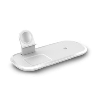 Chargeur Sans Fil 3 en 1 Rapide 15W Pour iPhone 12 iWatch AirPods - Shoppy Deals