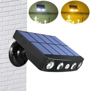 Outdoor Solar Lamp With Motion Detector Waterproof - Shoppy Deals