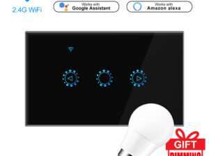 Intelligenter WLAN-Lichtschalter, kompatibel mit Amazon Alexa + LED-Glühbirne – Shoppy Deals