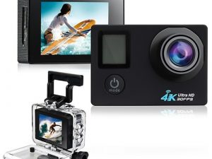 4KHD 1080P wasserdichte Sport-Action-Kamera, Dual-Kamera - Shoppydeals