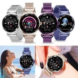 H2 Valentine s Day Gift Women Blood Pressure Sport Smart Bracelet Watch Pedometer Time Clock Display 1