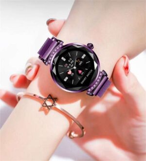 H2 Valentine s Day Gift Women Blood Pressure Sport Smart Bracelet Watch Pedometer Time Clock Display 2