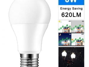 Ampoule LED E27 12W 8 Capteur Automatique Blanc - Shoppy Deals