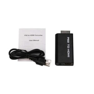 PS2 To HDMI Audio Video AV Adapter Converter w 3 5mm Audio Output For HDTV Hot 1