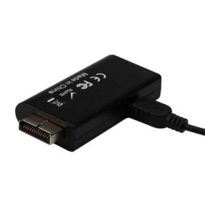 PS2 To HDMI Audio Video AV Adapter Converter w 3 5mm Audio Output For HDTV Hot 3