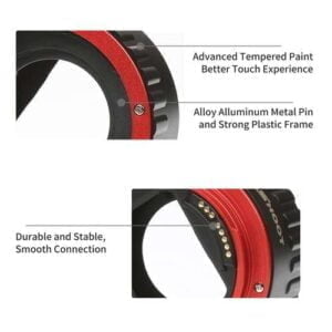 SHOOT Metal Auto Focus AF Macro Extension Tube Ring for CANON EOS Lens Canon 80D 60D 1.jpg 640x640 1