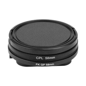 SHOOT Professional 58MM Lensfilter voor GoPro Hero 6 5 Zwart Standaard waterdichte hoes voor