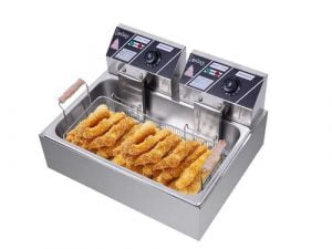 220-240V 5KW Max Stainless Steel Electric Fryer - Shoppy Deals