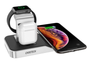 Caricabatterie a induzione wireless 4 in 1 Iphone, Airpods, Apple Watch certificato MFi - Shoppy Deals