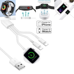 Chargeur à Induction Sans Fil 3 en 1 Rapide Câble USB - Shoppy Deals