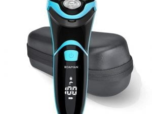 Rechargeable Electric Shaver For Men With Precision Trimmer & Carrying Case - Shoppy Deals