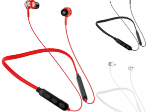 Auriculares deportivos inalámbricos Bluetooth con banda para el cuello (3 colores) - Shoppy Deals