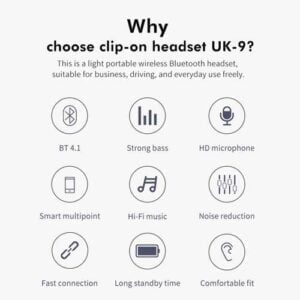 sport headphone UKELILI UK8 Scalable Bluetooth Headset 4 1 Bluetooth Portable Wireless Headset fone de ouvido 5