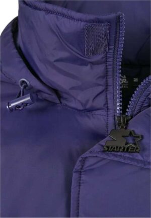 starter color block half zip retro jacket purple white yellow light norvine 882