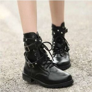 women fashion boots boots women shoes High Heels women ankle boots Autumn shoes motorcycle boots 1