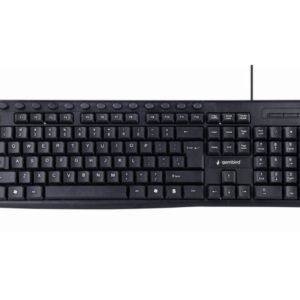 Gembird Multimedia-Tastatur USB US-Layout schwarz KB-UM-107