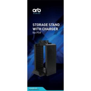 Playstation 4 Disc Storage Kit incl. Charger - ORB4977 - PlayStation 4