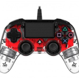 Nacon Compact Controller LED (Red) - 44800PS4REVCO8 - PlayStation 4