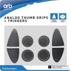 Playstation 5 Analog Thumb Grips + Triggers - ORB5042 - PlayStation 5