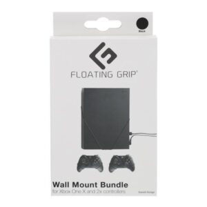Floating Grips Xbox One X and Controller Wall Mounts - Bundle (Black) - FG4900 - Xbox One