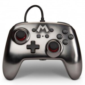 PowerA Nintendo Switch Enh Wired Controller - Silver - 323211 - Nintendo Switch