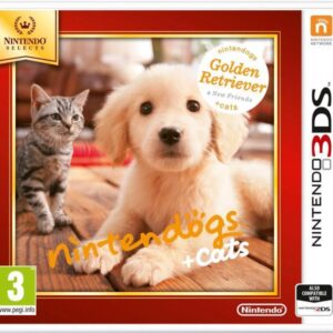 Nintendogs and Cats 3D Golden Retriever (Select) - 201500 - Nintendo 3DS