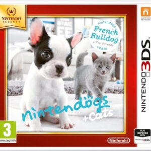Nintendogs and Cats 3D French Bulldog (Select) - 201501 - Nintendo 3DS