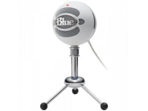 Blauw - Microfoon Sneeuwbal Textuur Wit - 988-000187 - PC