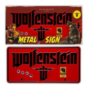 Wolfenstein 'The New Colossus' Metal Sign -  Fan Shop and Merchandise
