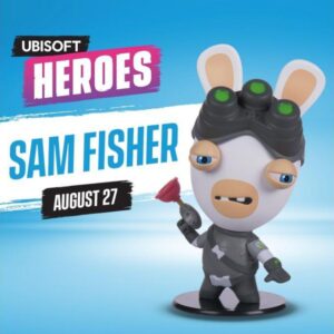 Heroes Collection - Rabbids Sam Fisher Chibi Figure - 300114062 - Fan Shop and Merchandise