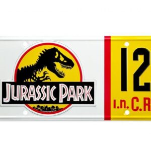 Jurassic Park - Dennis Nedry Licence Plate Replica -  Fan Shop and Merchandise